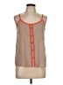 Hayden 100% Polyester Tan Tank Top Size L - photo 1