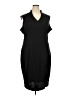 Alexia Admor Solid Black Casual Dress Size 3X - photo 1