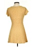Pull&Bear Tweed Yellow Casual Dress Size S - photo 2