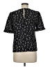 MELLODAY Black Short Sleeve Blouse Size M - photo 2