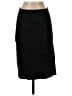 Theory Solid Black Wool Skirt Size 00 - photo 1