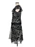 Bice 100% Polyester Paisley Black Cocktail Dress Size 8 - photo 5