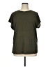 Chico's 100% Polyester Green Short Sleeve Top Size XL (3) - photo 1