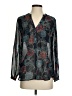 Gap Outlet 100% Polyester Gray Long Sleeve Blouse Size S - photo 1