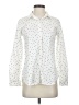 Garnet Hill Polka Dots Ivory Long Sleeve Blouse Size 0 - photo 1