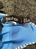 Boohoo Checkered-gingham Blue Swimsuit Top Size 4 - photo 3