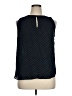 Ann Taylor LOFT 100% Polyester Black Sleeveless Blouse Size XL - photo 1
