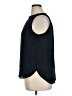 Ann Taylor LOFT 100% Polyester Black Sleeveless Blouse Size XL - photo 5