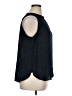 Ann Taylor LOFT 100% Polyester Black Sleeveless Blouse Size XL - photo 4