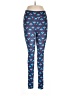 Lularoe Print Blue Leggings One size - photo 1