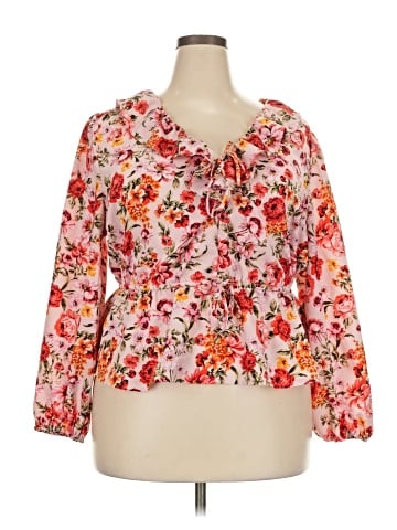 Old Navy 3/4 Sleeve Blouse (view 1)