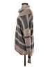 Heartloom Stripes Gray Turtleneck Sweater Size S - photo 5