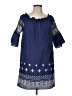 Max Edition 100% Cotton Blue Casual Dress Size L - photo 1