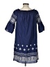 Max Edition 100% Cotton Blue Casual Dress Size L - photo 2