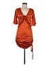 ASOS Design Orange Cocktail Dress Size 8 - photo 1