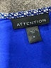 Attention Blue Sleeveless Blouse Size M - photo 4