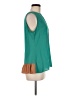 THML Color Block Teal Sleeveless Blouse Size M - photo 4
