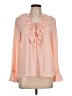 She + Sky Pink Long Sleeve Blouse Size L - photo 1