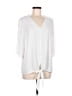 Fashion White 3/4 Sleeve Blouse Size M - photo 1