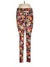 Lularoe Print Orange Active Pants One size - photo 1