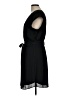 DR2 Solid Black Casual Dress Size L - photo 5