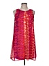 New Directions 100% Polyester Tie-dye Red Cocktail Dress Size M (petite) - photo 1