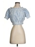 J.Crew 100% Cotton Blue Short Sleeve Blouse Size XS - photo 1