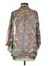 Dina Be Paisley Gray Green Kimono Size S - photo 2