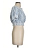 J.Crew 100% Cotton Blue Short Sleeve Blouse Size XS - photo 4