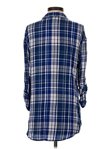 Express 3/4 Sleeve Button-Down Shirt (view 2)