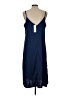 The Drop Solid Blue Casual Dress Size L - photo 2