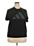 Adidas Metallic Black Active T-Shirt Size XXL - photo 1