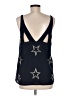 Chaser Stars Blue Sleeveless Top Size M - photo 2