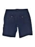 Roaman's Solid Blue Cargo Shorts Size 16W - photo 2