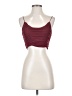 Almost Famous Burgundy Sleeveless Top Size S - photo 1