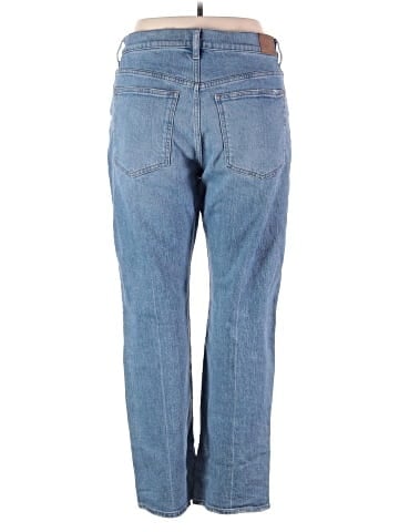 Madewell The '90s Straight Jean in Rondell Wash: Crease Edition (view 2)
