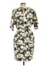 Closet Print Yellow Cocktail Dress Size 12 - photo 2