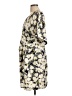 Closet Print Yellow Cocktail Dress Size 12 - photo 5