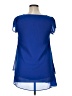 Assorted Brands Blue Short Sleeve Blouse Size XL - photo 2