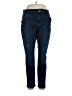 Liz Claiborne Solid Blue Jeans Size 16 - photo 1