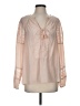 Ramy Brook Pink Long Sleeve Blouse Size S - photo 1