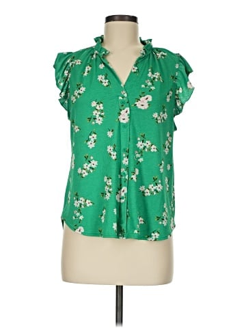 MELLODAY Short Sleeve Blouse (view 1)