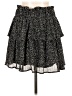 Mustard Seed 100% Polyester Polka Dots Black Casual Skirt Size L - photo 1