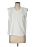 Unbranded White Sleeveless Top Size L - photo 1