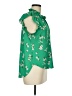 MELLODAY Green Short Sleeve Blouse Size M - photo 4