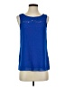 Naked Zebra 100% Polyester Blue Sleeveless Blouse Size S - photo 1