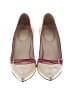 Sergio Rossi 100% Leather Ivory Heels Size EU 38 1/2 - photo 2