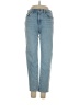 Ann Taylor Stripes Blue Jeans Size 0 - photo 1