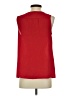 Ann Taylor LOFT 100% Polyester Red Sleeveless Blouse Size S - photo 2
