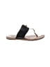 Merona 100% Leather Black Flip Flops Size 8 - photo 1